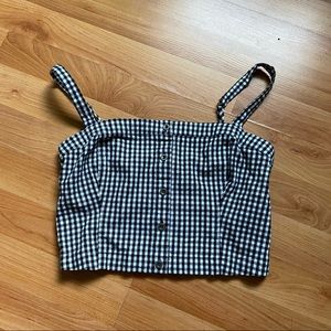 Hollister Gingham Crop Top